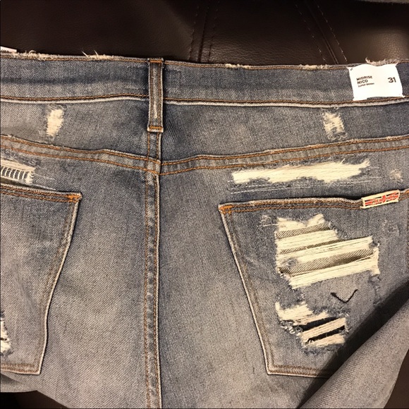 Hudson ripped and repaired skinny jean - Picture 4 of 8